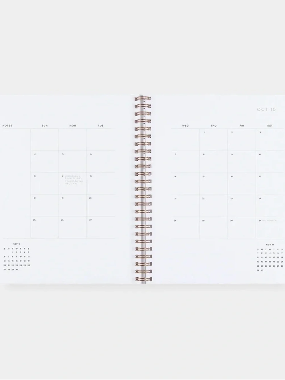 Appointed 26-27 Weekly Grid Planner in Hunter Green